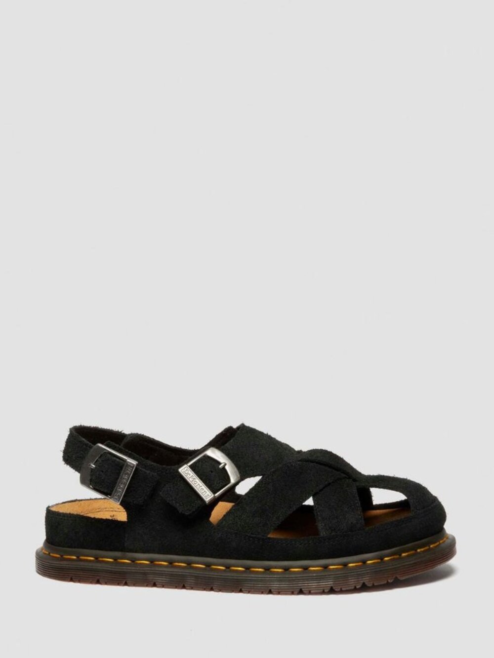 Dr. Martens Archive Fisherman Sandals in Black Suede -Size US W 8, US M 7, EU 39 - Picture 8 of 11